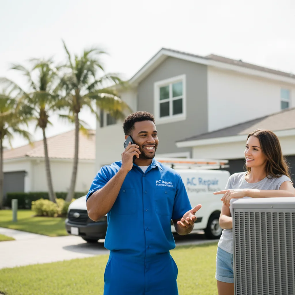 AC Repair Pompano Beach customer support in Bay